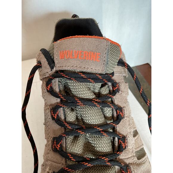 Wolverine- W20326 - Men’s Waterproof Suede Hiking/Trail Shoes -Tan/Orange - 10M main image 3